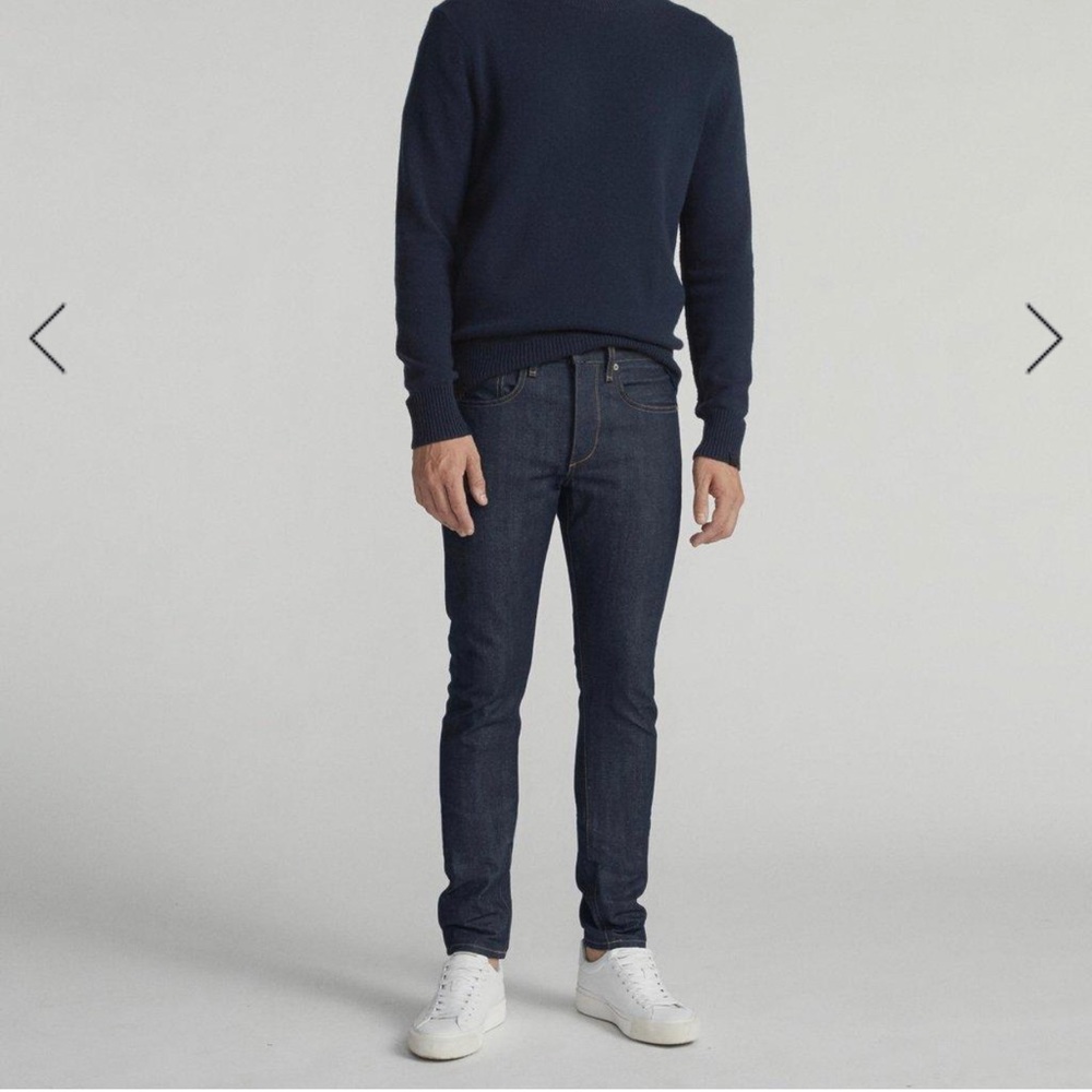 Rag & Bone Fit 1 Indigo Rinse Selvedge Jean